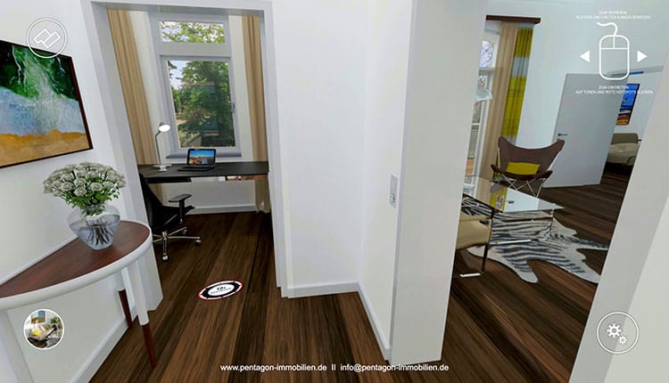 3D-Rundgang Makarenkostraße 1 – Wohnung 4